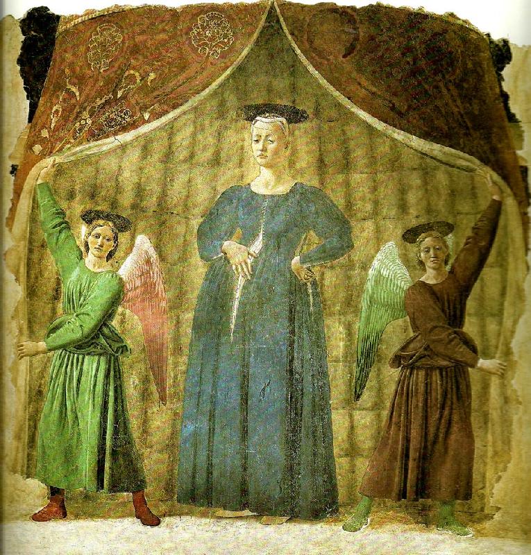 Piero della Francesca madonna del parto Norge oil painting art
